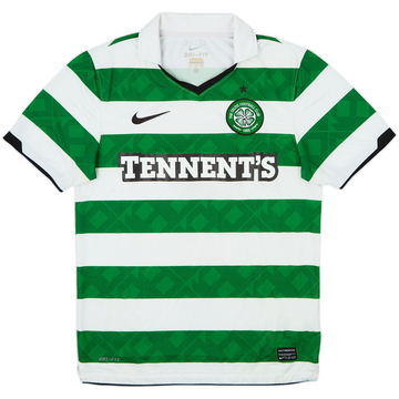 2010-12 Celtic Home Shirt Brown #8 - 6/10 - (S)