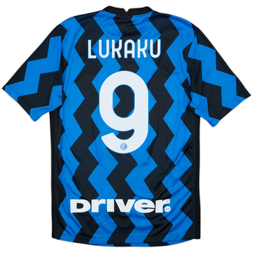 2020-21 Inter Milan Home Shirt Lukaku #9 - 10/10 - (S)