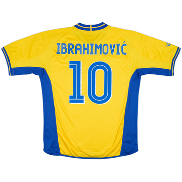 2003-04 Sweden Home Shirt Ibrahimovic #10 - 9/10 - (L)