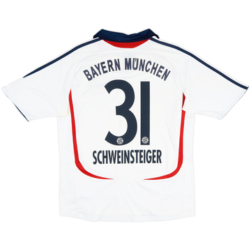 2006-07 Bayern Munich Away Shirt Schweinsteiger #31 - 6/10 - (XL.Boys)