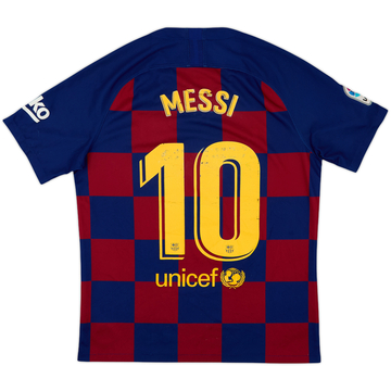 2019-20 Barcelona Home Shirt Messi #10 - 4/10 - (L)