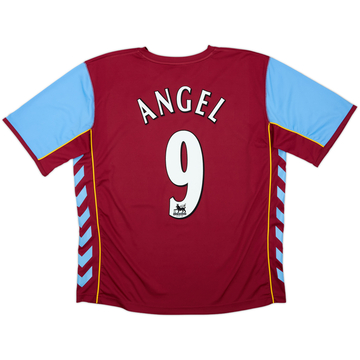2005-06 Aston Villa Camiseta Local Angel #9 - 6/10 - (XL)