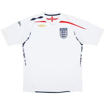 2007-09 England Home Shirt - 5/10 - (L)