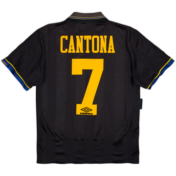 1993-95 Manchester United Away Shirt Cantona #7 - 7/10 - (S)