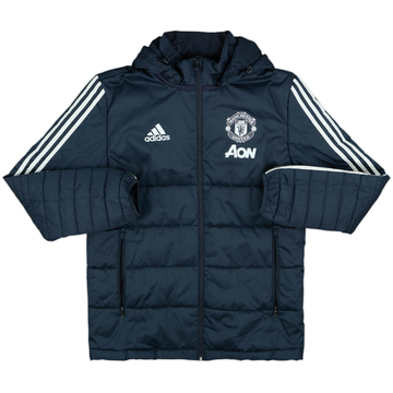 2016-17 Manchester United adidas Padded Bench Coat - 10/10 - (M)