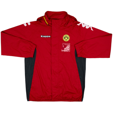 2009-10 Borussia Dortmund Staff Issue Kappa Hooded Rain Jacket - 5/10 - (L)