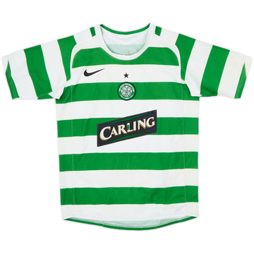 2005-07 Celtic Home Shirt - 5/10 - (M.Boys)