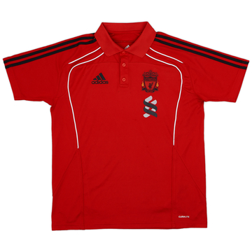 2010-11 Liverpool adidas Polo Shirt - 8/10 - (M/L)