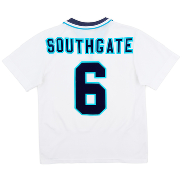 1995-97 England Home Shirt Southgate #6 - 9/10 - (M)