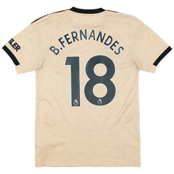 2019-20 Manchester United Away Shirt B.Fernandes #18 - 9/10 - (S)