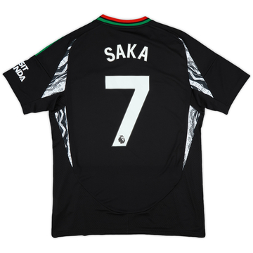 2024-25 Arsenal Away Shirt Saka #7 (L)