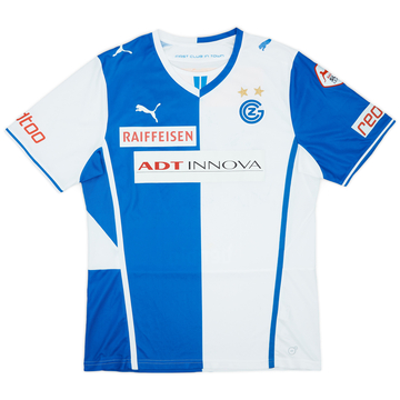 2013-14 Grasshoppers Signed Player Issue Home Shirt - 8/10 - (XL)