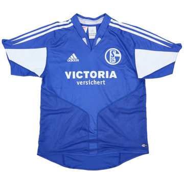 2004-05 Schalke Home Shirt - 7/10 - (L.Boys)