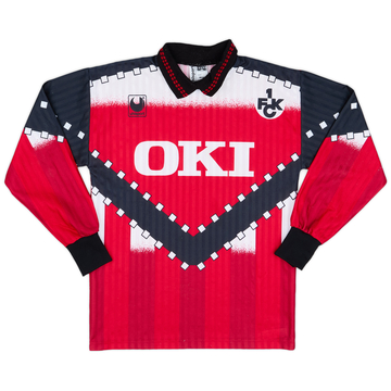 1993-94 Kaiserslautern Home L/S Shirt - 9/10 - (S)