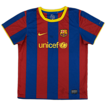 2010-11 Barcelona Home Shirt - 6/10 - (S.Boys)