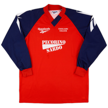 1996-98 Cagliari Reebok Training L/S Shirt - 8/10 - (XL)
