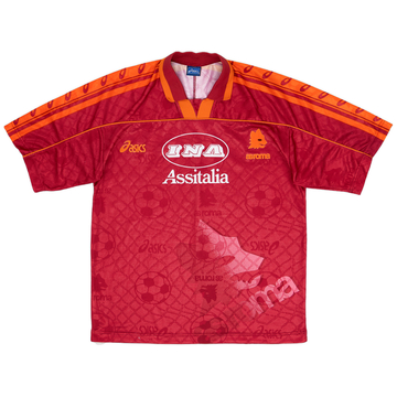 1995-96 Roma Home Shirt - 8/10 - (M)