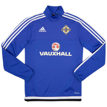 2016-17 Northern Ireland adidas 1/4 Zip Training Top - 8/10 - (XS)