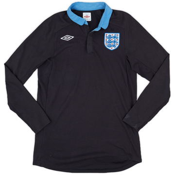 2011-12 England Away L/S Shirt - 8/10 - (M)