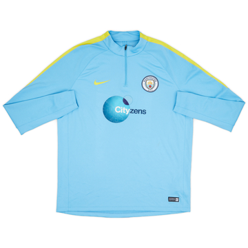2016-17 Manchester City Nike 1/4 Zip Training Top - 5/10 - (XL)
