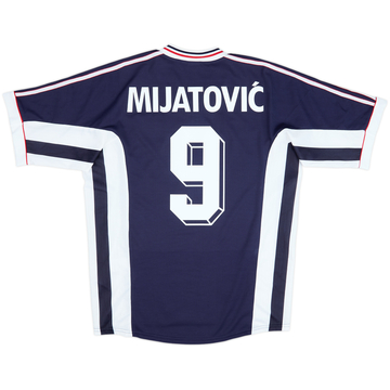 1998-99 Yugoslavia Home Shirt Mijatovic #9 - 9/10 - (M)