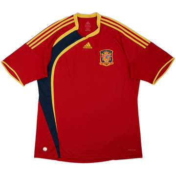 2009 Spain Home Shirt - 4/10 - (XXL)