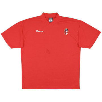 2001-02 Bologna Macron Signed Training Shirt - 9/10 - (XL)
