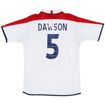 2003-05 England Home Shirt Dawson #5 - 4/10 - (M)