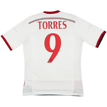 2014-15 AC Milan Away Shirt Torres #9 - 5/10 - (M)
