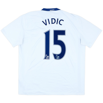 2008-10 Manchester United Away Shirt Vidic #15 - 5/10 - (XL)
