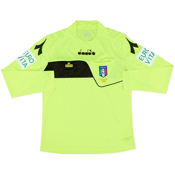 2017-18 Italy Diadora Referee L/S Shirt - 10/10 - (M)