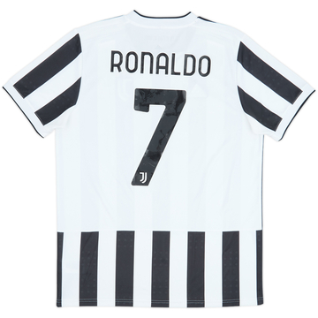 2021-22 Juventus Home Shirt Ronaldo #7 - 9/10 - (L)