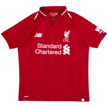 2018-19 Liverpool Home Shirt - 8/10 - (L.Boys)