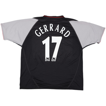 2002-04 Liverpool Away Shirt Gerrard #17 - 7/10 - (XL)