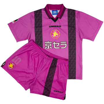 1997-98 Kyoto Sanga Home Shirt & Shorts - 8/10 - (S)