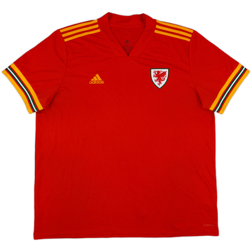 2020-21 Wales Home Shirt - 9/10 - (XXL)