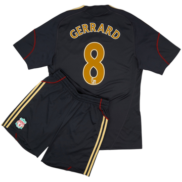 2009-10 Liverpool Away Shirt & Shorts Gerrard #8 - 9/10 - (M)
