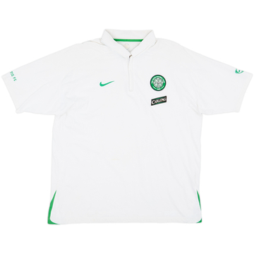 2006-07 Celtic Nike 1/4 Zip Polo Shirt - 7/10 - (XXL)