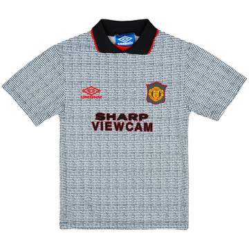 1995-96 Manchester United Away Shirt - 8/10 - (S.Boys)