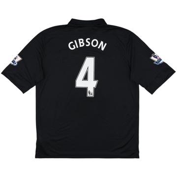 2012-13 Everton Away Shirt Gibson #4 - 7/10 - (XL)
