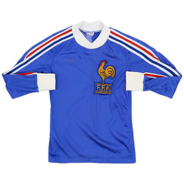 1978-80 France World Cup Home L/S Shirt - 5/10 - (6-7 Years)