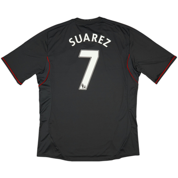2011-12 Liverpool Away Shirt Suarez #7 (XL)