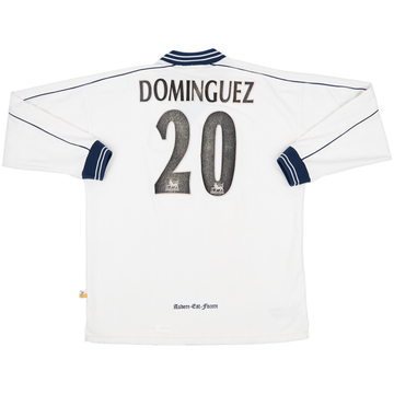 1997-99 Tottenham Home L/S Shirt Dominguez #20 - 5/10 - (L)