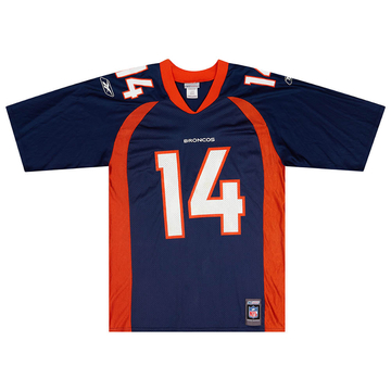 2001 Denver Broncos Griese #14 Reebok Jersey (Home) L