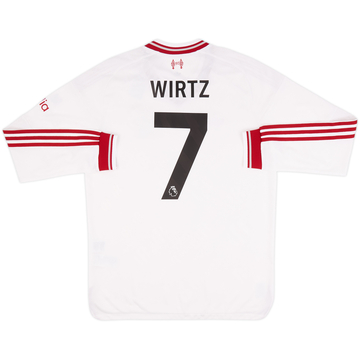 2026-27 Liverpool Authentic Away L/S Shirt Wirtz #7