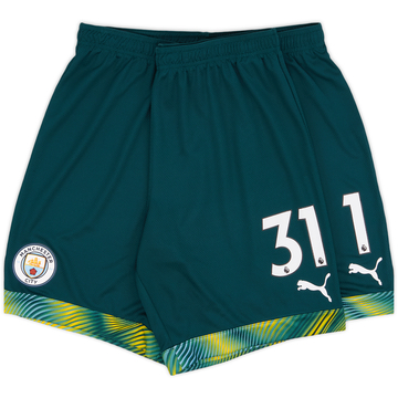 2019-20 Manchester City Player Issue GK Home Shorts # - 7/10 - (L)