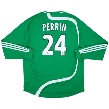 Camiseta de local de Saint Etienne 2007-08 L/S Perrin #24 - 8/10 - (XL)