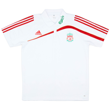 2009-10 Liverpool adidas Polo Shirt - 8/10 - (L)