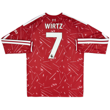 2026-27 Liverpool Authentic Home L/S Shirt Wirtz #7