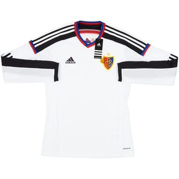 2014-15 FC Basel Player Issue Away L/S Shirt (S)